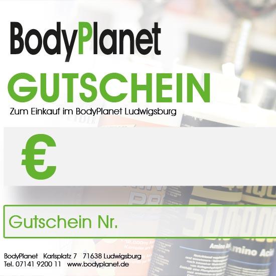 BodyPlanet-Geschenkgutschein - BodyPlanet